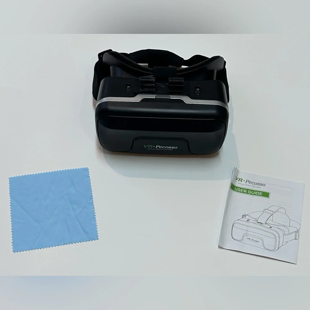 VR-Pecosso HD Virtual Reality Glasses Headset | Black